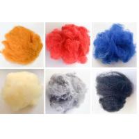 Quality Recycled PSF Polyester Yarn Raw Material 76mm Good Crimp Shaping for sale