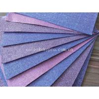 China Good Looking Purple EVA Foam Glitter Sheets For Toys / Decoration , No Woven Materials factory