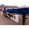 China Skeleton Model Container Semi Trailer Overall Dimension 12500*2500*1550 factory