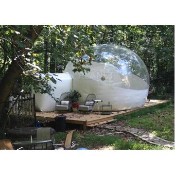 Quality 4 M Inflatable Lawn Tent Clear Bubble , Inflated Bubble Tent With Frame Tunnel for sale