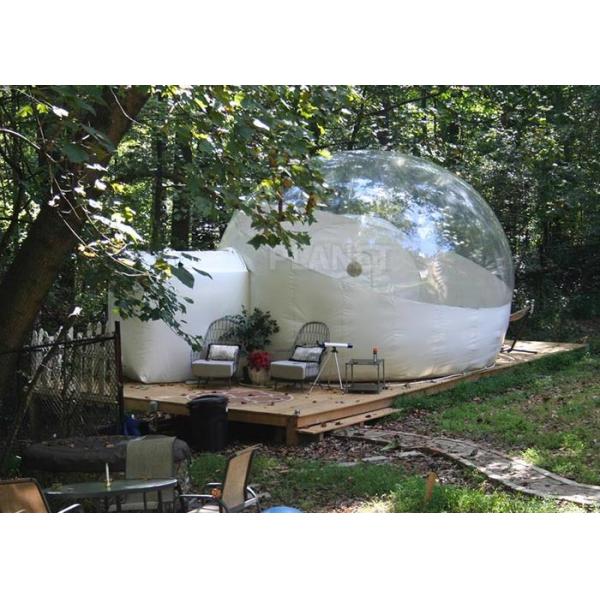 Quality 4 M Inflatable Lawn Tent Clear Bubble , Inflated Bubble Tent With Frame Tunnel for sale