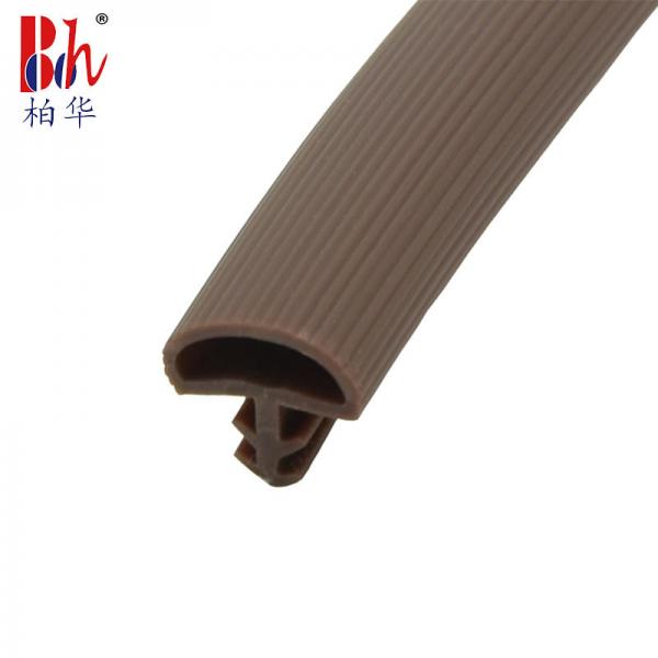 Quality Non Toxic Wooden Door Seal Strip PVC Rubber D Shape Weather Stripping for sale