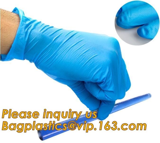 China Protective gloves nitrile/disposable nitrile gloves,3.5g 4.0g 4.5g 5.0g Blue bulks Nitrile Glove/cheap nitrile gloves/di factory