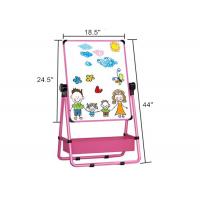 China Magnetic Double-Sided Dry Erase Board with 360° Rotating Easel Stand for Kids Art Easel factory
