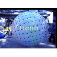 China Colour D-ring Inflatable Zorb Ball , Park Fun Bubble Zorb Ball factory