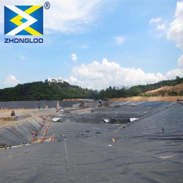 Quality Impervious 2mm HDPE Geomembrane Liner LDPE LLDPE PVC Material for sale