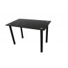 China Rectangular 4 Round Legs Odm 8mm Tempered Glass Top Dining Table factory