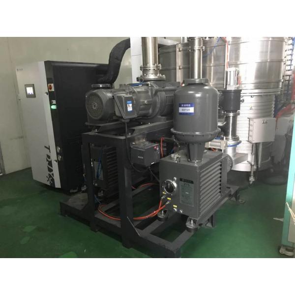 Quality 2200 m³/h Oil Sealed Vacuum Pump System for Coating JZ600-2H Model Green Color for sale