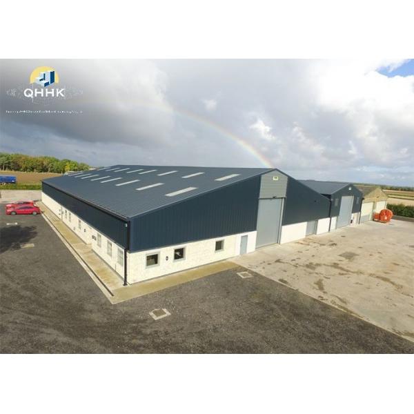 Quality Agricultural Steel Buildings , Steel Framed Farm Buildings With Ventilation System for sale