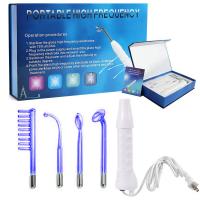 Buy cheap 4 In 1 CE High Frequency Skin Therapy Wand Facial Machine from wholesalers