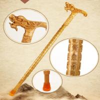 China 90cm Natural Wood Walking Canes , Hand Carved Wooden Walking Sticks factory