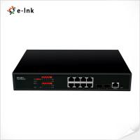 Quality ROHS 8 Port SFP Network Managed Optical Fiber Converter Switch 10/100/1000T for sale