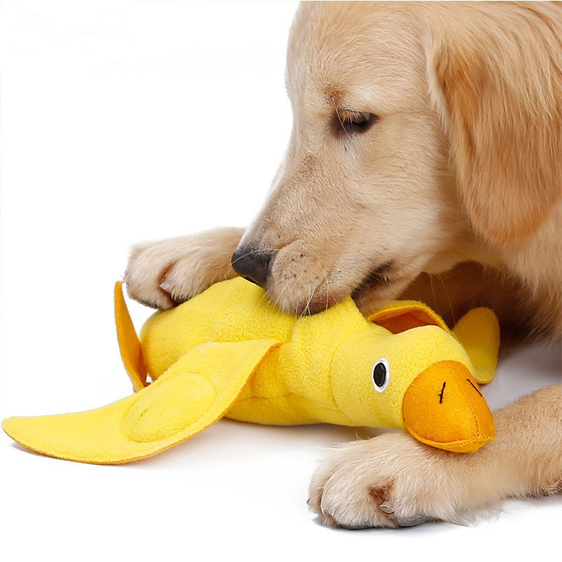 China Dog Puzzle Toys Pets At Home Plush Duck Dog Toy Best Dog Food Puzzles factory