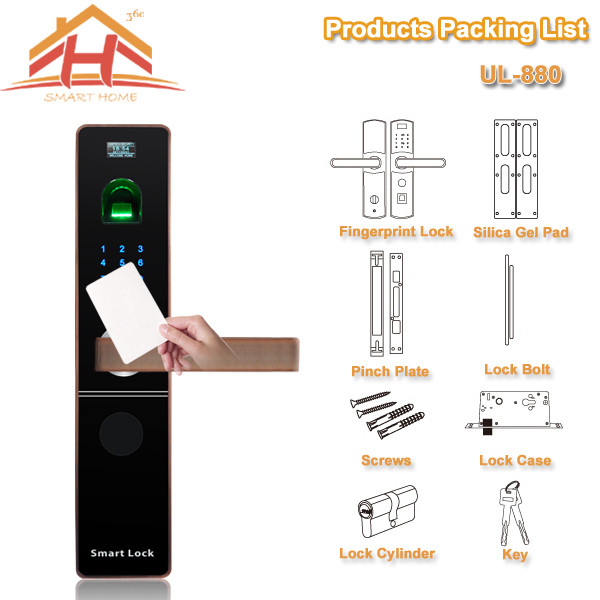 Quality Contactless RFID Card Door Lock with Long Power Lifetime for sale