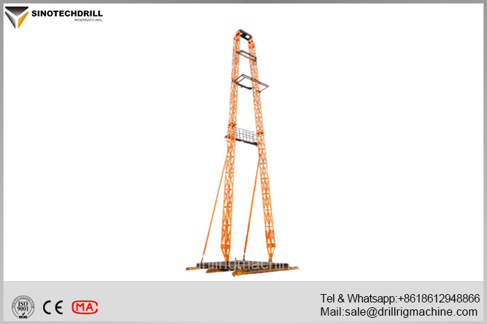 China Light Weight Drilling Rig Mast  , Oil Drilling Tower With 320KN Max Dead Load factory