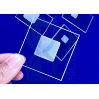 Quality Purified Square Glass Plates High Pressure Resistant Anti Alkali Strong Hardness for sale