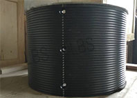 Quality Black LBS Grooved Drum High Polymer Nylon Matrial For Tower Crane for sale