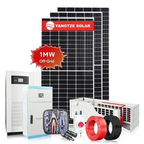 Quality 1MW PWM Off Grid Solar Electric Inverter Plant Design And Installation for sale
