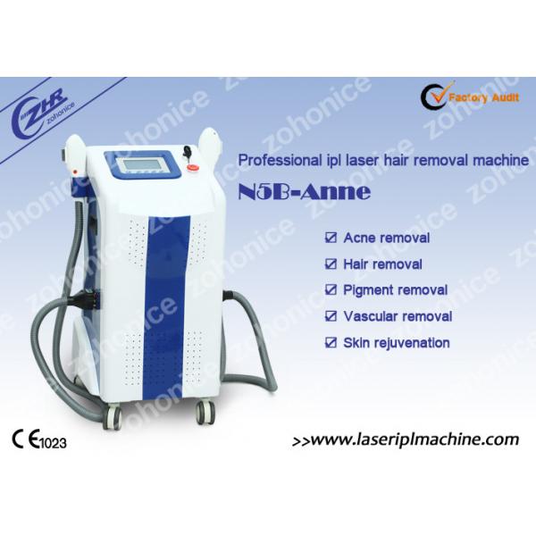 Quality Salon Vertical IPL Hair Removal Machines Intense pulse light For Pore Clean for sale