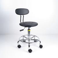 China Adjustable/swivel ESD Anti Static Stool With Small Backrest To Save Space factory