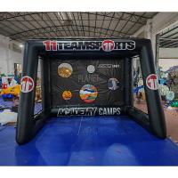 China Hot Sale Airtight Inflatable Penalty Shootout Inflatable Football Goal PVC Soccer Goal factory