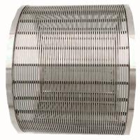 China Stainless Steel Filtration Sieve Bend Screen Plain Weave 0.5mm-2mm Aperture 1600mm Length factory