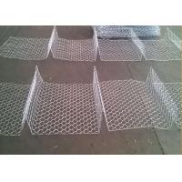 China Selvedge Wire Hexagonal Mesh Stainless Steel Gabions For Protecting Slope for sale