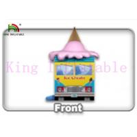 China Commercial Colorful PVC Ice Cream Van Inflatable Jumping Castle Kids Jumping Space factory