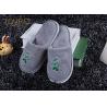 China Men And Women Disposable Hotel Slippers Used Soft Sole Cotton Coral Yarn - Dyed factory