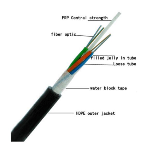 Quality FRP 122-144 core GYFTY G652D Outdoor Fiber Optic Cable for sale
