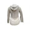 China Lightweight Grey Ladies Zip Up Hoodies , 100% Cotton Womens Zip Up Sweatshirts factory