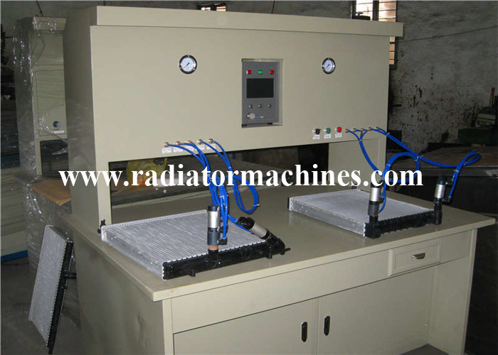 China Double End Chamfering Radiator Making Machine manual feeding factory