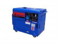 Buy cheap 6kW Single Phase Super Silent Portable Diesel Generator with Wheels from wholesalers