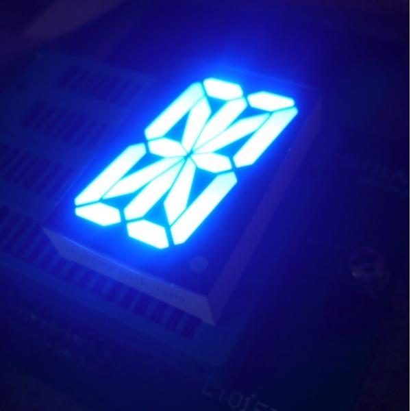 Quality Long Lifetime 1.2 Inch 16 Segment Led Display Ultra Blue Lift Position Indicator for sale