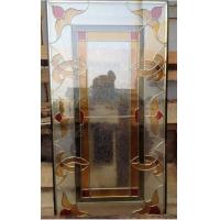 China Wonderful Stained Door Leaded Glass For Window Decorative Art Three Layers Glass For Home factory
