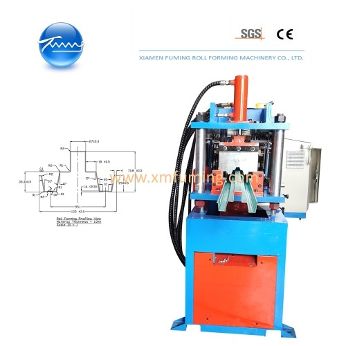 Quality 7.5KW Precision Custom Roll Forming Machine Cutting PPGI Material for sale