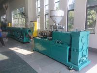China PVC Double Screw Extruder Plastic Water Pipe Making Machine , PVC Pipe Extrusion Line factory