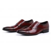 China Oxford Army Ceremonial Red Leather Military Officer Men Shoes 39-45# Size factory