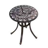 China Oem Cast Aluminium Garden Table Unfolded Aluminium Table And Chairs Outdoor factory
