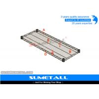 China Eco-Friendly Wire Storage Shelves , Steel Warehouse Industrial Wire Shelving factory