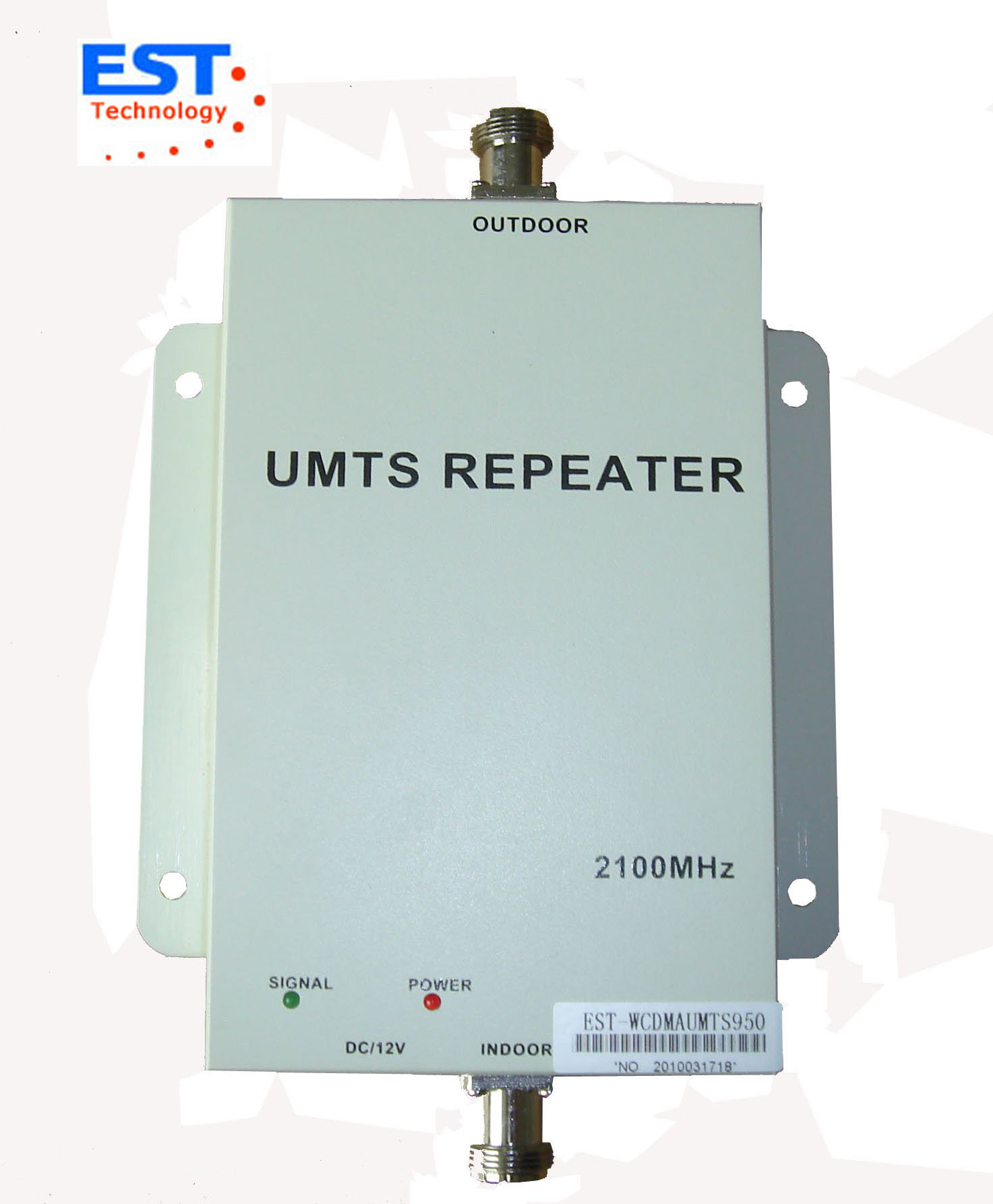 China Silver Full-duplex 3G Repeaters EST-3G950 , Wireless Home Cell Phone Booster factory