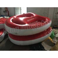 China Screen Printing Inflatable Water Toy , 4m Diameter 2 Seats PVC Inflatable Boat factory