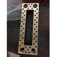 China Brass Embedded Oilless Wear Plate High Hardness For Steam Locomotive Production Lines factory