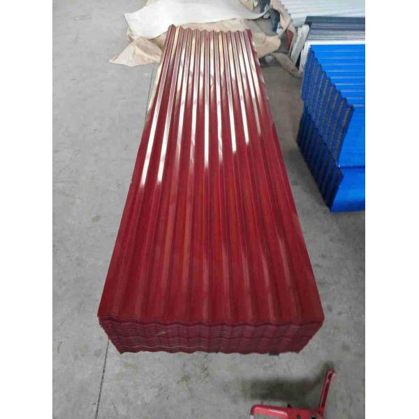 Quality 17mm Pre Painted Corrugated Roofing Sheet 20mic Zinc Coated Sheet Metal for sale