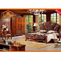 China high end wholesale Discount antique teak wood furniture stores queen bedroom furniture sets factory
