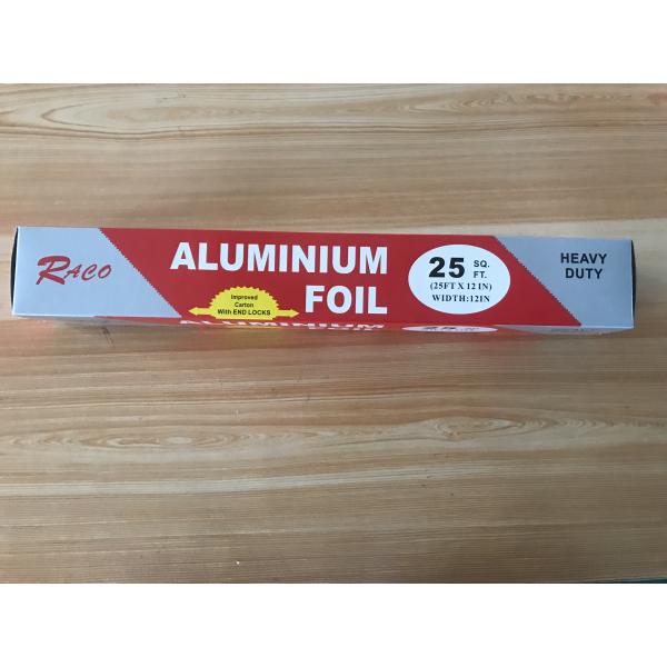 Quality Household Commercial Aluminum Foil Roll , Baking Aluminum Foil Sheets for sale