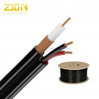 China UL CMR RG59/U CCTV Coaxial Power Cable PVC Jacket with 7 × 0.37mm BC Power for USA factory
