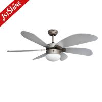 Quality 42 Inches Modern Remote LED Ceiling Fan Decorative 6 MDF Blades for sale