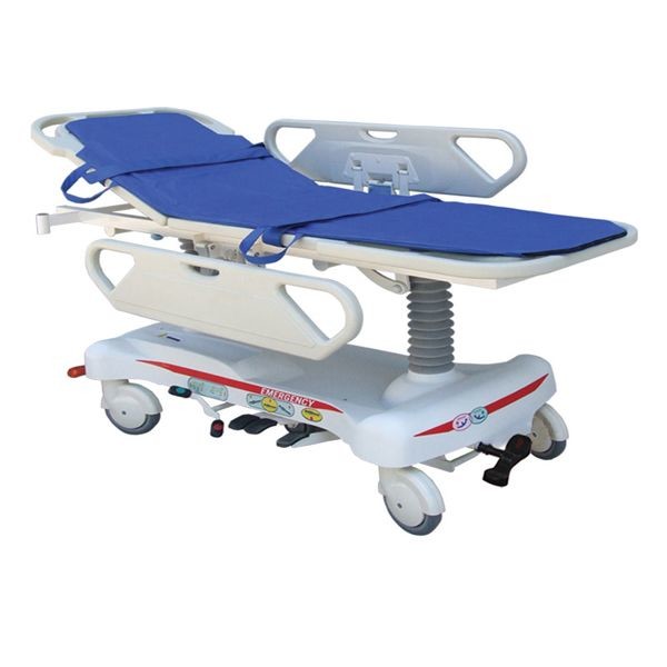 China Electric Hydraulic Patient Transfer Stretcher Gurney Cart Customizable With Rails factory