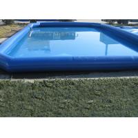 Quality Popular Blue Kids Swimming Pool , Pirate Slide Above Ground Swimming Pools For for sale
